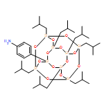 Benzenamine, 4-[3,5,7,9,11,13,15-heptakis(2-methylpropyl)pentacyclo[9.5.1.13,9.15,15.17,13]octasiloxan-1-yl]-