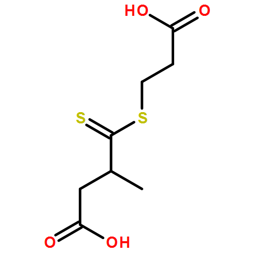 Butanoic acid, 4-[(2-carboxyethyl)thio]-3-methyl-4-thioxo-