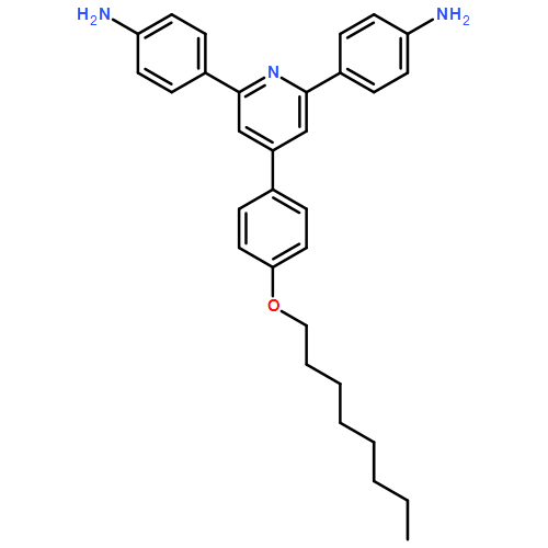 Benzenamine, 4,4'-[4-[4-(octyloxy)phenyl]-2,6-pyridinediyl]bis-