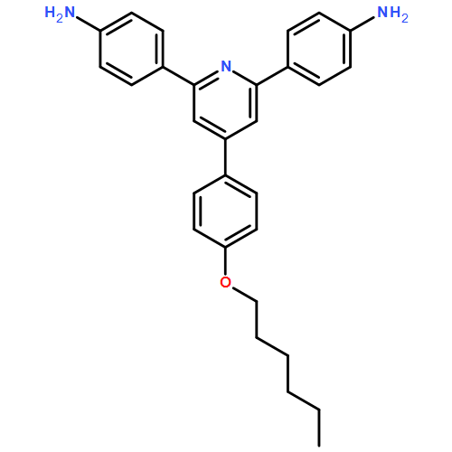 Benzenamine, 4,4'-[4-[4-(hexyloxy)phenyl]-2,6-pyridinediyl]bis-