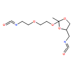 1,3-Dioxolane, 2-[2-(2-isocyanatoethoxy)ethoxy]-4-(isocyanatomethyl)-2-methyl-