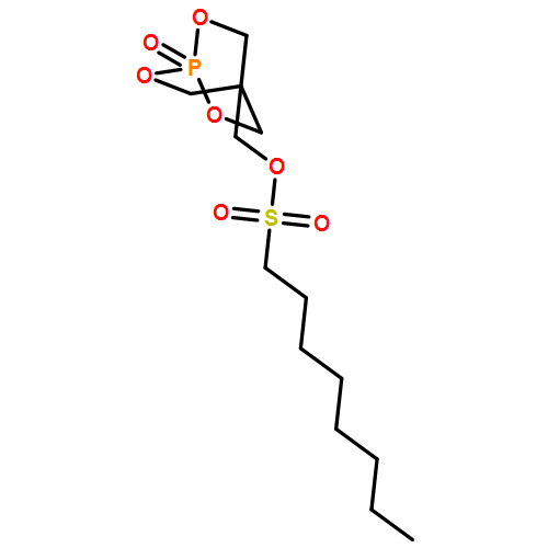 1-Octanesulfonic acid, (1-oxido-2,6,7-trioxa-1-phosphabicyclo[2.2.2]oct-4-yl)methyl ester