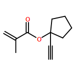 2-Propenoic acid, 2-methyl-, 1-ethynylcyclopentyl ester