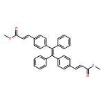 2-Propenoic acid, 3,3'-[(1,2-diphenyl-1,2-ethenediyl)di-4,1-phenylene]bis-, 1,1'-dimethyl ester