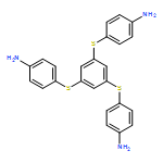 Benzenamine, 4,4',4''-[1,3,5-benzenetriyltris(thio)]tris-