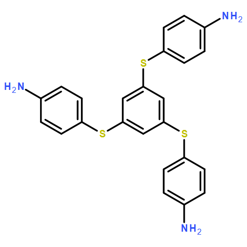 Benzenamine, 4,4',4''-[1,3,5-benzenetriyltris(thio)]tris-