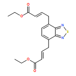 2-Butenoic acid, 4,4'-(2,1,3-benzothiadiazole-4,7-diyl)bis-, 1,1'-diethyl ester