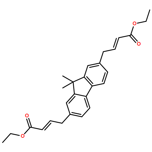 2-Butenoic acid, 4,4'-(9,9-dimethyl-9H-fluorene-2,7-diyl)bis-, 1,1'-diethyl ester