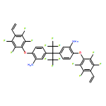 Benzenamine, 3,3'-[2,2,2-trifluoro-1-(trifluoromethyl)ethylidene]bis[6-(4-ethenyl-2,3,5,6-tetrafluorophenoxy)-