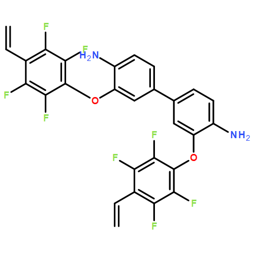 [1,1'-Biphenyl]-4,4'-diamine, 3,3'-bis(4-ethenyl-2,3,5,6-tetrafluorophenoxy)-