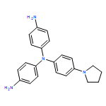 1,4-Benzenediamine, N1-(4-aminophenyl)-N1-[4-(1-pyrrolidinyl)phenyl]-