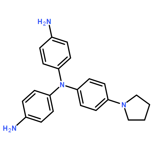 1,4-Benzenediamine, N1-(4-aminophenyl)-N1-[4-(1-pyrrolidinyl)phenyl]-