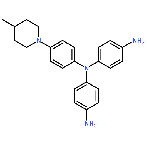 1,4-Benzenediamine, N1-(4-aminophenyl)-N1-[4-(4-methyl-1-piperidinyl)phenyl]-