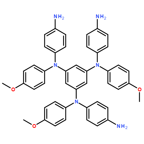 1,3,5-Benzenetriamine, N1,N3,N5-tris(4-aminophenyl)-N1,N3,N5-tris(4-methoxyphenyl)-