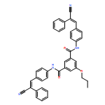 1,3-Benzenedicarboxamide, N1,N3-bis[4-(2-cyano-2-phenylethenyl)phenyl]-5-propoxy-