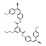 1,3-Benzenedicarboxamide, N1,N3-bis[4-[2-cyano-2-(4-methoxyphenyl)ethenyl]phenyl]-5-propoxy-