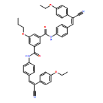 1,3-Benzenedicarboxamide, N1,N3-bis[4-[2-cyano-2-(4-ethoxyphenyl)ethenyl]phenyl]-5-propoxy-