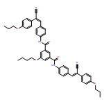 1,3-Benzenedicarboxamide, 5-butoxy-N1,N3-bis[4-[2-cyano-2-(4-propoxyphenyl)ethenyl]phenyl]-