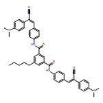 1,3-Benzenedicarboxamide, 5-butoxy-N1,N3-bis[4-[2-cyano-2-[4-(dimethylamino)phenyl]ethenyl]phenyl]-