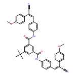 1,3-Benzenedicarboxamide, N1,N3-bis[4-[2-cyano-2-(4-methoxyphenyl)ethenyl]phenyl]-5-(1,1-dimethylethyl)-