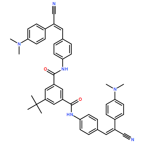 1,3-Benzenedicarboxamide, N1,N3-bis[4-[2-cyano-2-[4-(dimethylamino)phenyl]ethenyl]phenyl]-5-(1,1-dimethylethyl)-