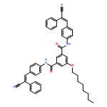 1,3-Benzenedicarboxamide, N1,N3-bis[4-[(1Z)-2-cyano-2-phenylethenyl]phenyl]-5-(octyloxy)-