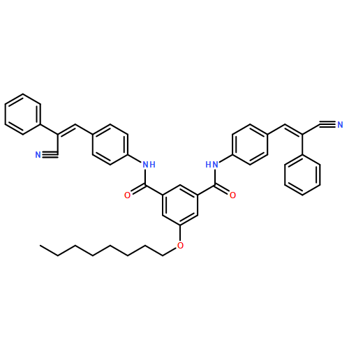 1,3-Benzenedicarboxamide, N1-[4-[(1Z)-2-cyano-2-phenylethenyl]phenyl]-5-(octyloxy)-