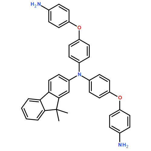 9H-Fluoren-2-amine, N,N-bis[4-(4-aminophenoxy)phenyl]-9,9-dimethyl-