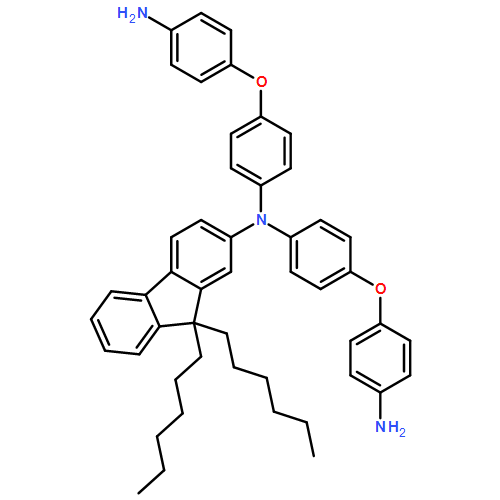9H-Fluoren-2-amine, N,N-bis[4-(4-aminophenoxy)phenyl]-9,9-dihexyl-