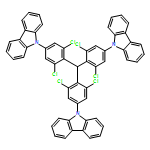 9H-Carbazole, 9,9',9''-[methylidynetris(3,5-dichloro-4,1-phenylene)]tris-