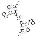 2,1,3-Benzothiadiazole, 4,7-bis[5-(3,5-di-1-naphthalenylphenyl)-4-[4-(1-methylpropoxy)phenyl]-2-thienyl]-