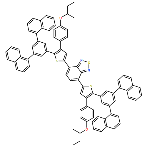 2,1,3-Benzothiadiazole, 4,7-bis[5-(3,5-di-1-naphthalenylphenyl)-4-[4-(1-methylpropoxy)phenyl]-2-thienyl]-