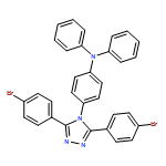 Benzenamine, 4-[3,5-bis(4-bromophenyl)-4H-1,2,4-triazol-4-yl]-N,N-diphenyl-