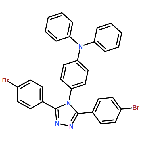 Benzenamine, 4-[3,5-bis(4-bromophenyl)-4H-1,2,4-triazol-4-yl]-N,N-diphenyl-