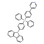 9H-Carbazole, 9-[4-[diphenyl[4-(4-pyridinyl)phenyl]silyl]phenyl]-