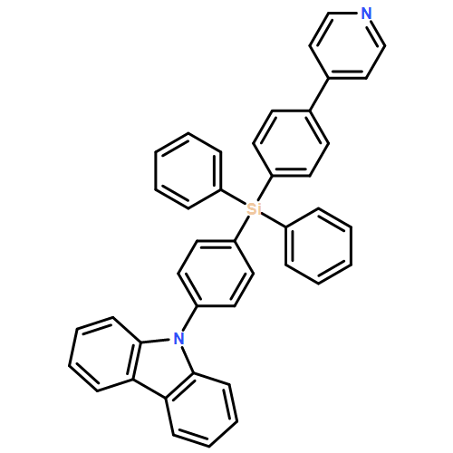 9H-Carbazole, 9-[4-[diphenyl[4-(4-pyridinyl)phenyl]silyl]phenyl]-