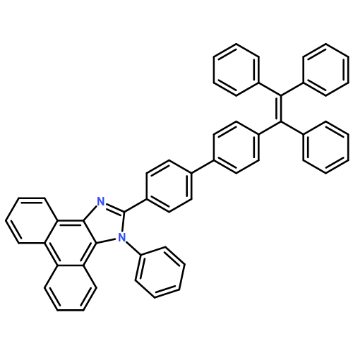 1H-Phenanthro[9,10-d]imidazole, 1-phenyl-2-[4'-(1,2,2-triphenylethenyl)[1,1'-biphenyl]-4-yl]-