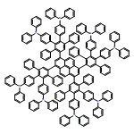 [1,1':2',1''-Terphenyl]-4,4''-diamine, 4',4'''',4''''''',4''''''''''-(1,3,6,8-pyrenetetrayl)tetrakis[N4,N4,N4'',N4'',3',6'-hexaphenyl-