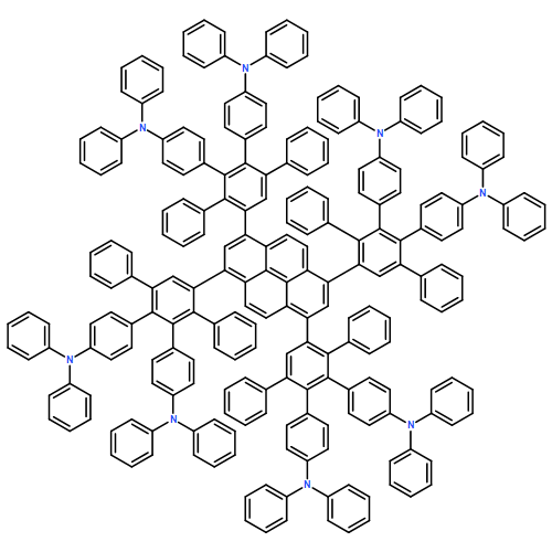 [1,1':2',1''-Terphenyl]-4,4''-diamine, 4',4'''',4''''''',4''''''''''-(1,3,6,8-pyrenetetrayl)tetrakis[N4,N4,N4'',N4'',3',6'-hexaphenyl-