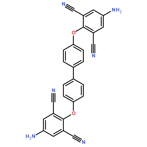 1,3-Benzenedicarbonitrile, 2,2'-[[1,1'-biphenyl]-4,4'-diylbis(oxy)]bis[5-amino-