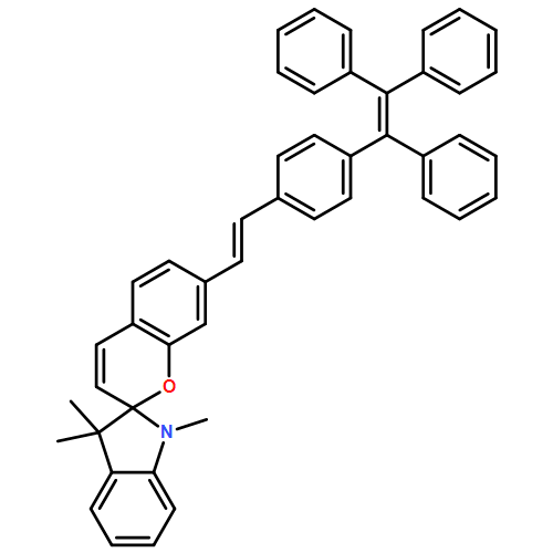 Spiro[2H-1-benzopyran-2,2'-[2H]indole], 1',3'-dihydro-1',3',3'-trimethyl-7-[2-[4-(1,2,2-triphenylethenyl)phenyl]ethenyl]-