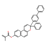 2-Propenoic acid, 2-methyl-, 3-[1,1'-biphenyl]-4-yl-3-phenyl-3H-naphtho[2,1-b]pyran-8-yl ester