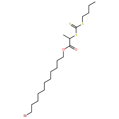 Propanoic acid, 2-[[(butylthio)thioxomethyl]thio]-, 11-bromoundecyl ester