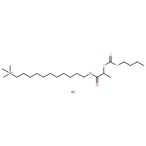 1-Undecanaminium, 11-[2-[[(butylthio)thioxomethyl]thio]-1-oxopropoxy]-N,N,N-trimethyl-, bromide (1:1)