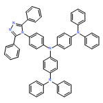 1,4-Benzenediamine, N1-[4-(diphenylamino)phenyl]-N1-[4-(3,5-diphenyl-4H-1,2,4-triazol-4-yl)phenyl]-N4,N4-diphenyl-