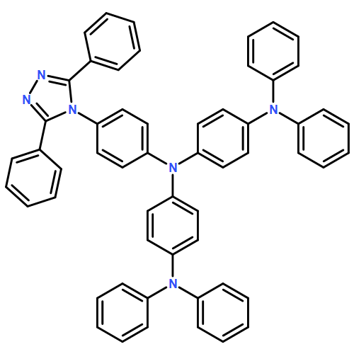 1,4-Benzenediamine, N1-[4-(diphenylamino)phenyl]-N1-[4-(3,5-diphenyl-4H-1,2,4-triazol-4-yl)phenyl]-N4,N4-diphenyl-