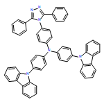 Benzenamine, N,N-bis[4-(9H-carbazol-9-yl)phenyl]-4-(3,5-diphenyl-4H-1,2,4-triazol-4-yl)-