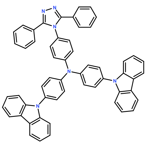 Benzenamine, N,N-bis[4-(9H-carbazol-9-yl)phenyl]-4-(3,5-diphenyl-4H-1,2,4-triazol-4-yl)-