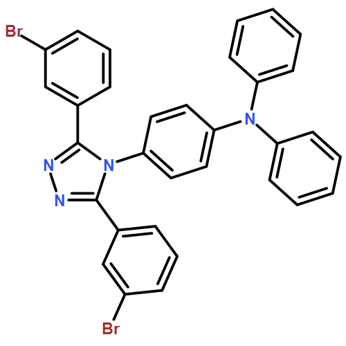 Benzenamine, 4-[3,5-bis(3-bromophenyl)-4H-1,2,4-triazol-4-yl]-N,N-diphenyl-