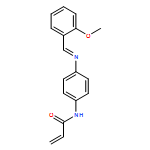 2-Propenamide, N-[4-[[(2-methoxyphenyl)methylene]amino]phenyl]-